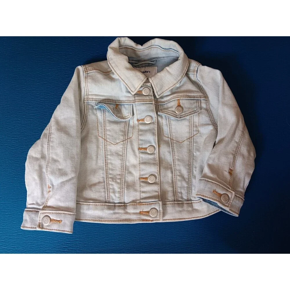 Jacket 12 to 18 months Old Navy girls Jean classic blue baby toddler